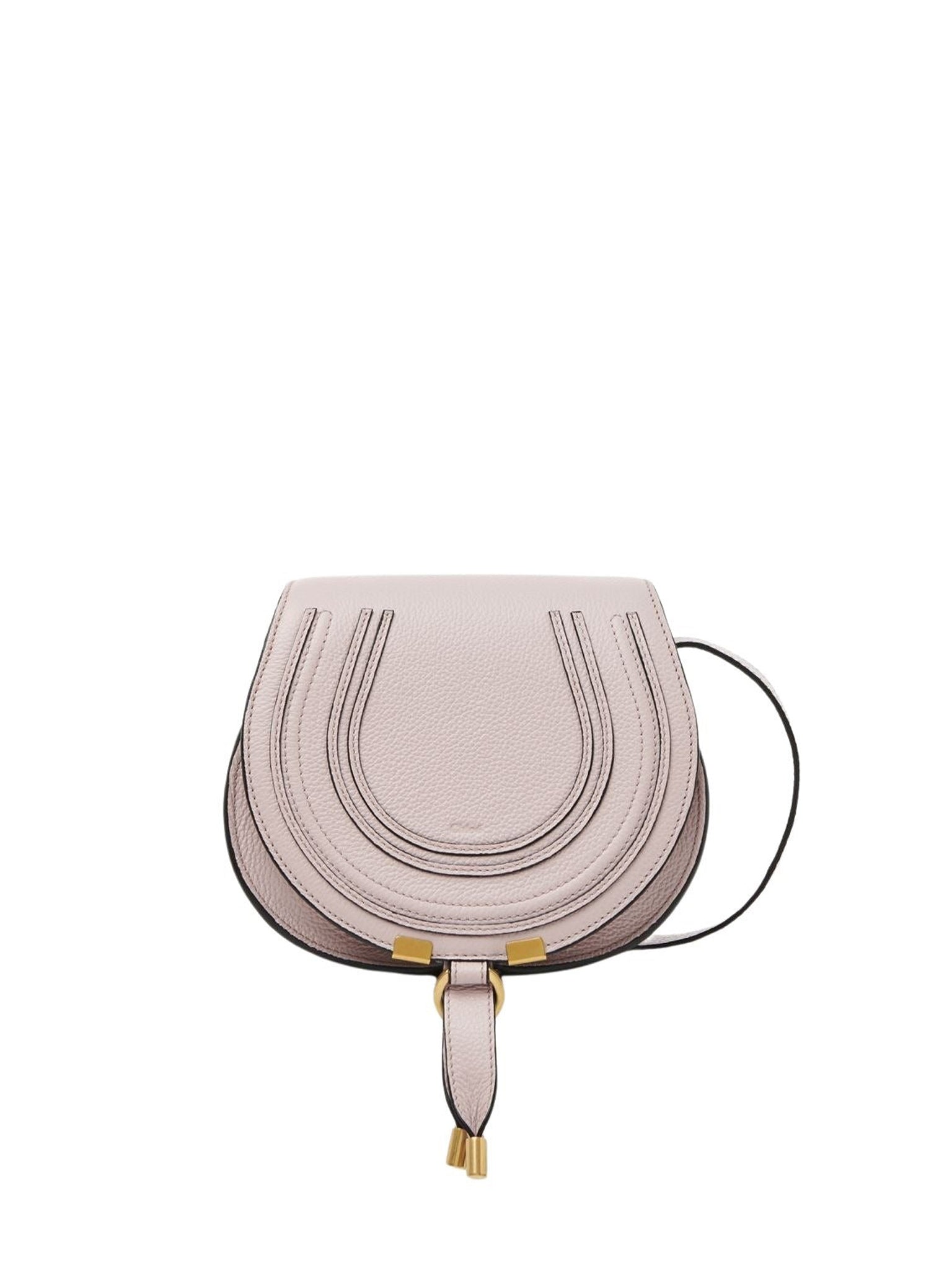 Petit sac porté épaule Marcie en cuir - Misty Lavender