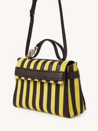 Sac à main Nacha en cuir - Yellow & Brown