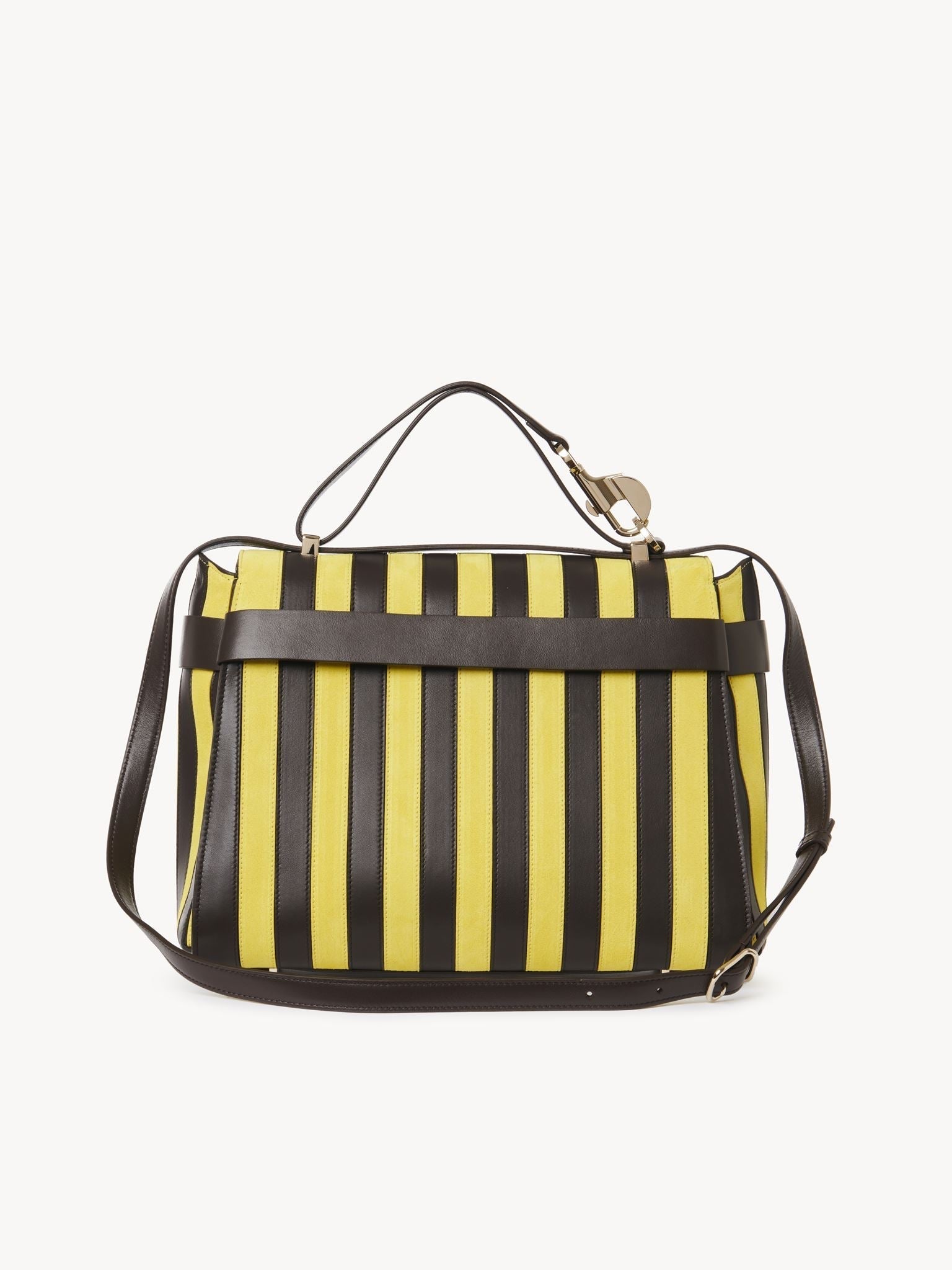 Sac à main Nacha en cuir - Yellow & Brown