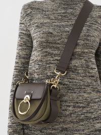Petit sac Tess à bandoulière en cuir - Warm Green