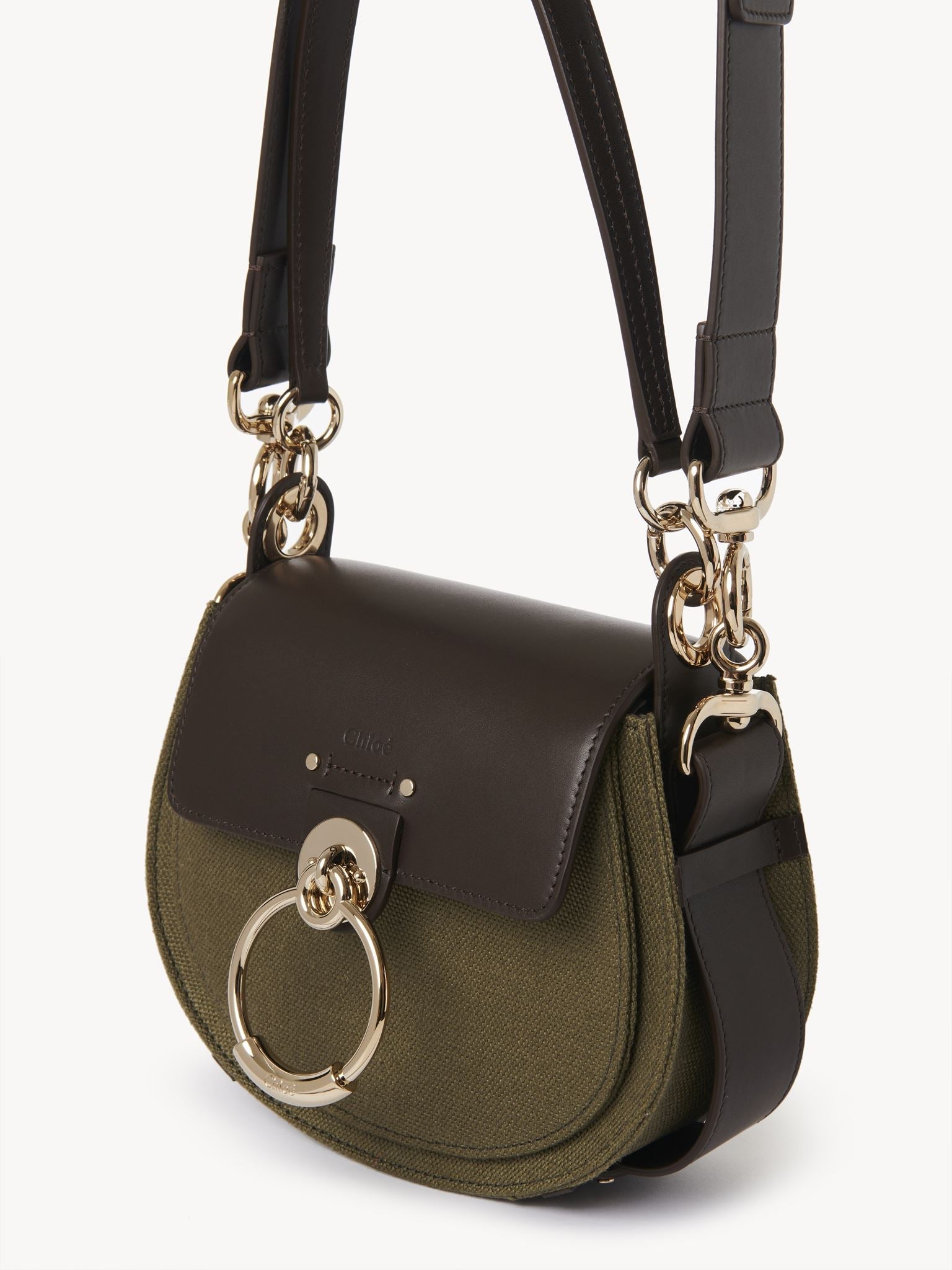 Petit sac Tess à bandoulière en cuir - Warm Green