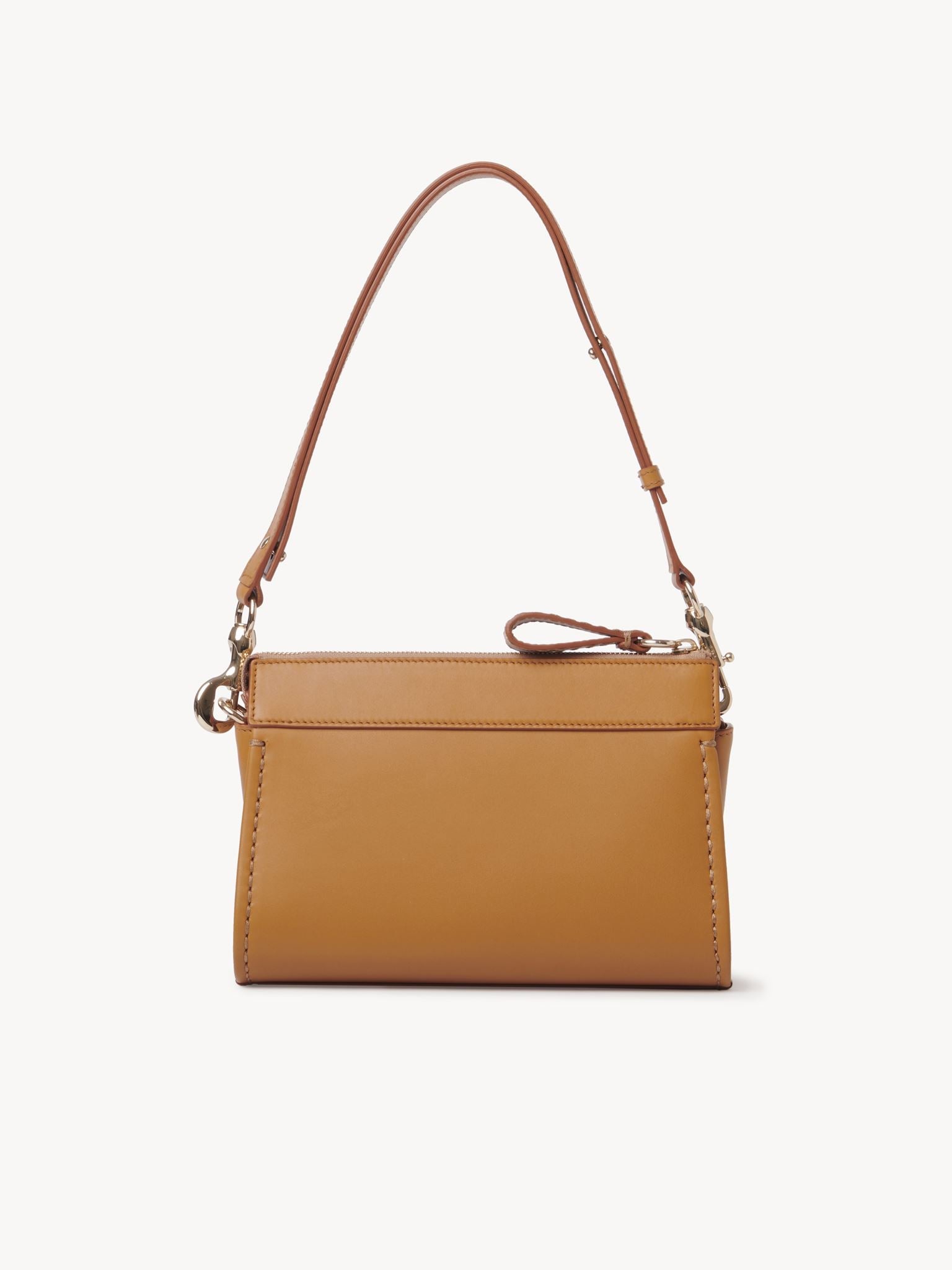 Sac porté épaule Edith en cuir - Mustang Brown