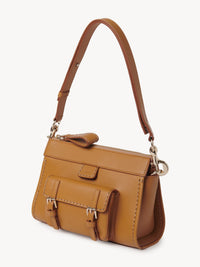 Sac porté épaule Edith en cuir - Mustang Brown