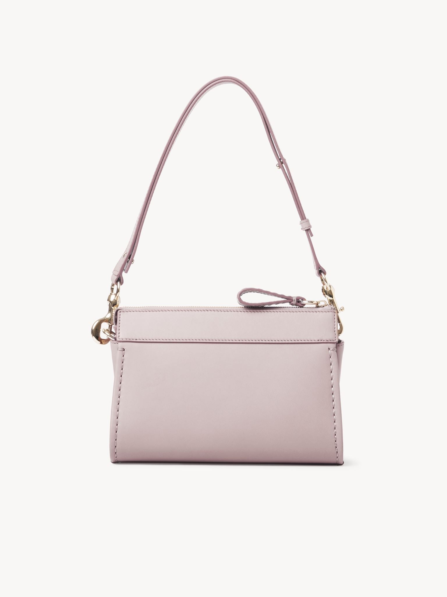 Sac porté épaule Edith en cuir - Misty Lavender