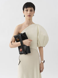 Pochette Mony en cuir - Black