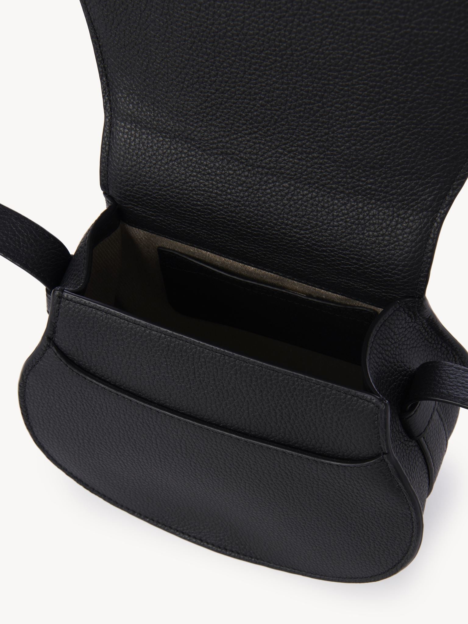 Petit sac à bandoulière Marcie en cuir - Black