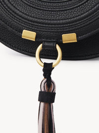 Petit sac à bandoulière Marcie en cuir - Black