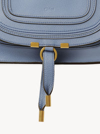 Sac double porté Marcie en cuir - Shady Cobalt