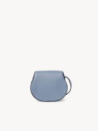 Petit sac porté épaule Marcie en cuir - Shady Cobalt