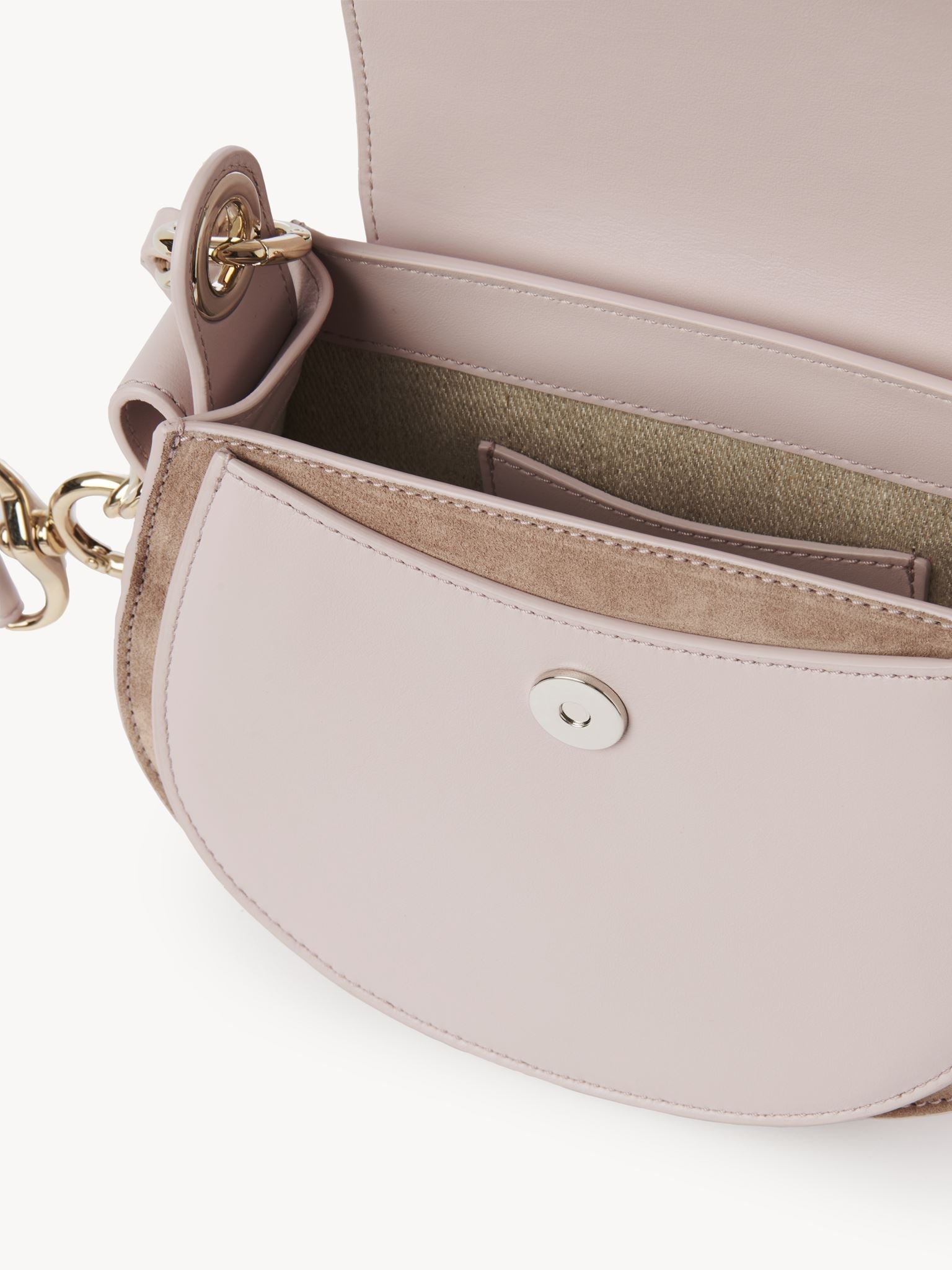 Petit sac Tess à bandoulières en cuir - Misty Lavender