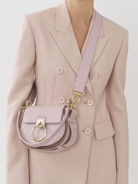 Petit sac Tess à bandoulières en cuir - Misty Lavender