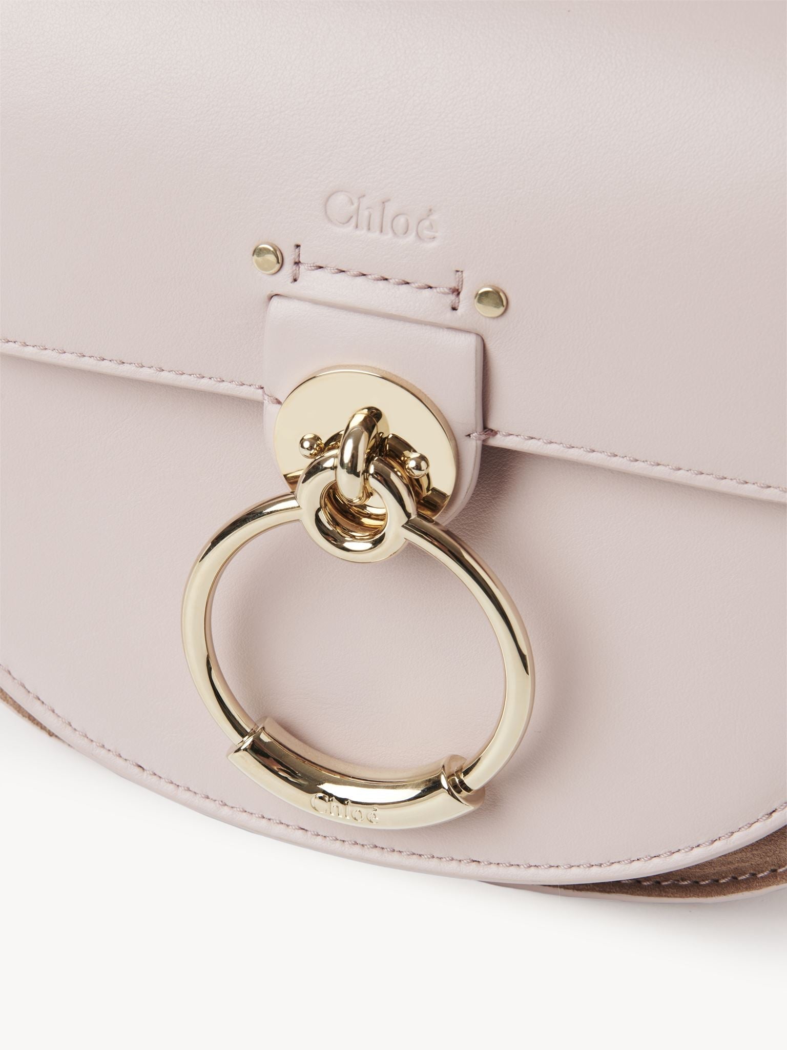 Petit sac Tess à bandoulières en cuir - Misty Lavender