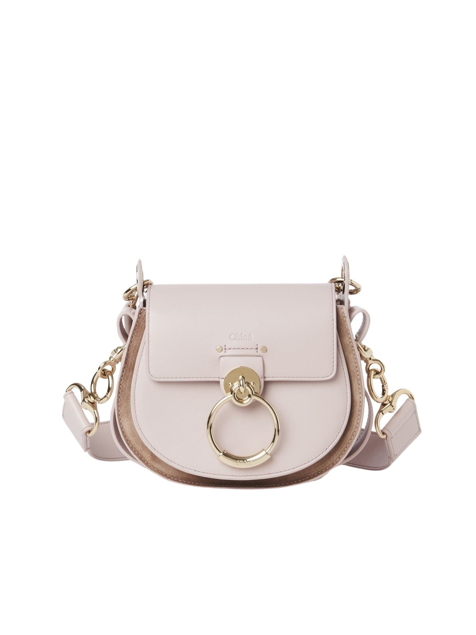 Petit sac Tess à bandoulières en cuir - Misty Lavender