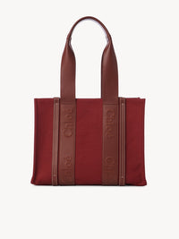 Sac cabas Woody en lin - Dark Red