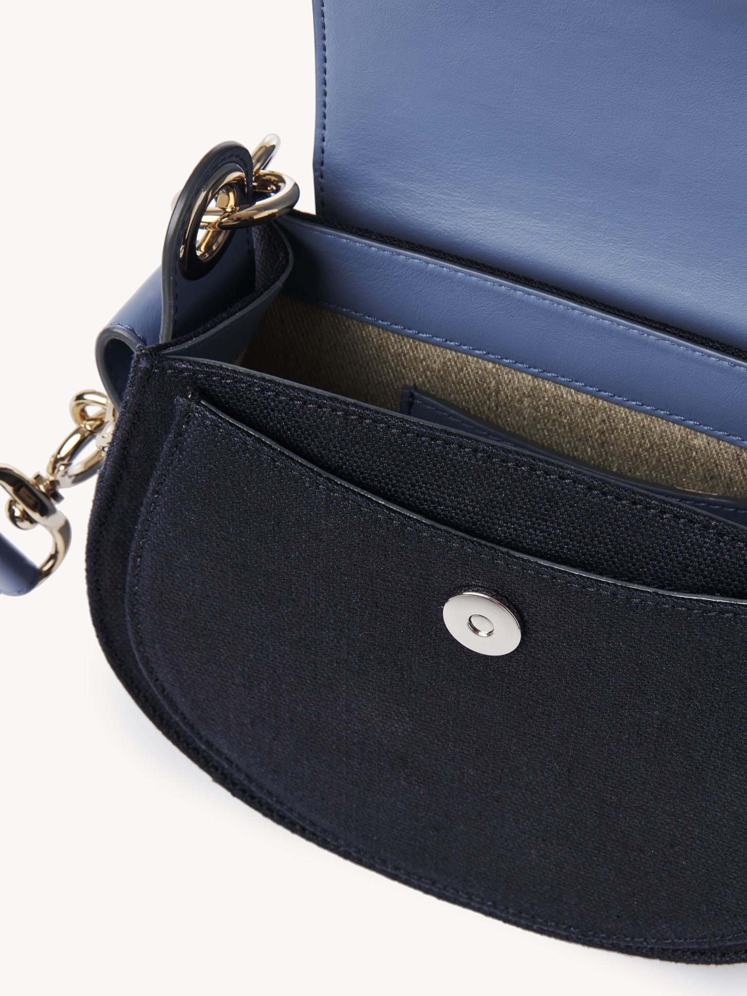 Petit sac Tess en cuir - Multicolor Bleu