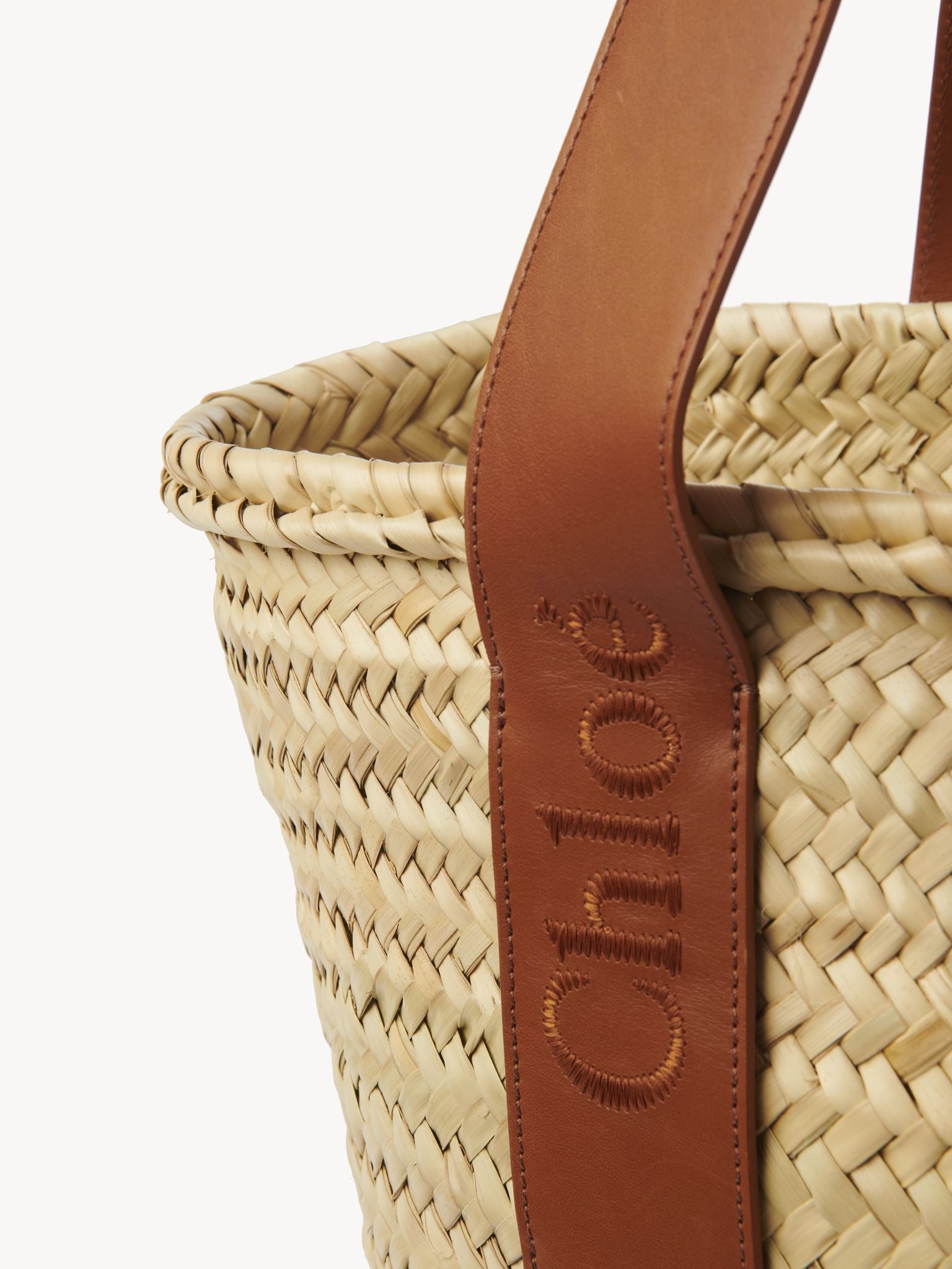 Grand sac panier Chloé Sense - Caramel