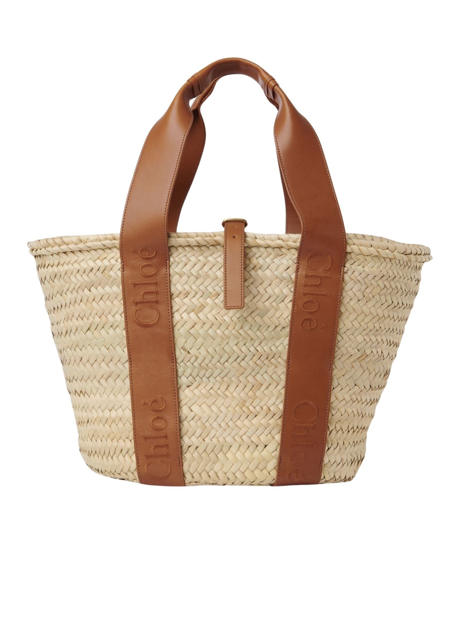 Grand sac panier Chloé Sense - Caramel