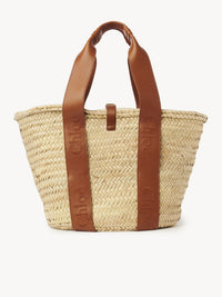 Grand sac panier Chloé Sense - Caramel