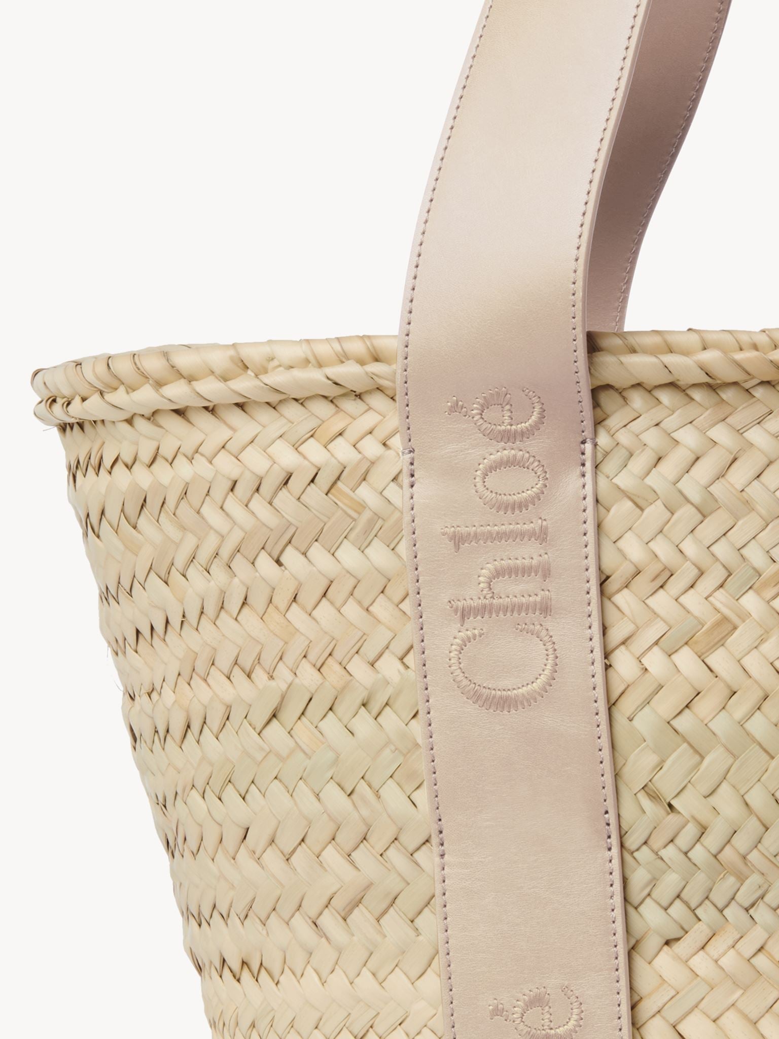 Grand sac panier Chloé Sense - Nomad Beige