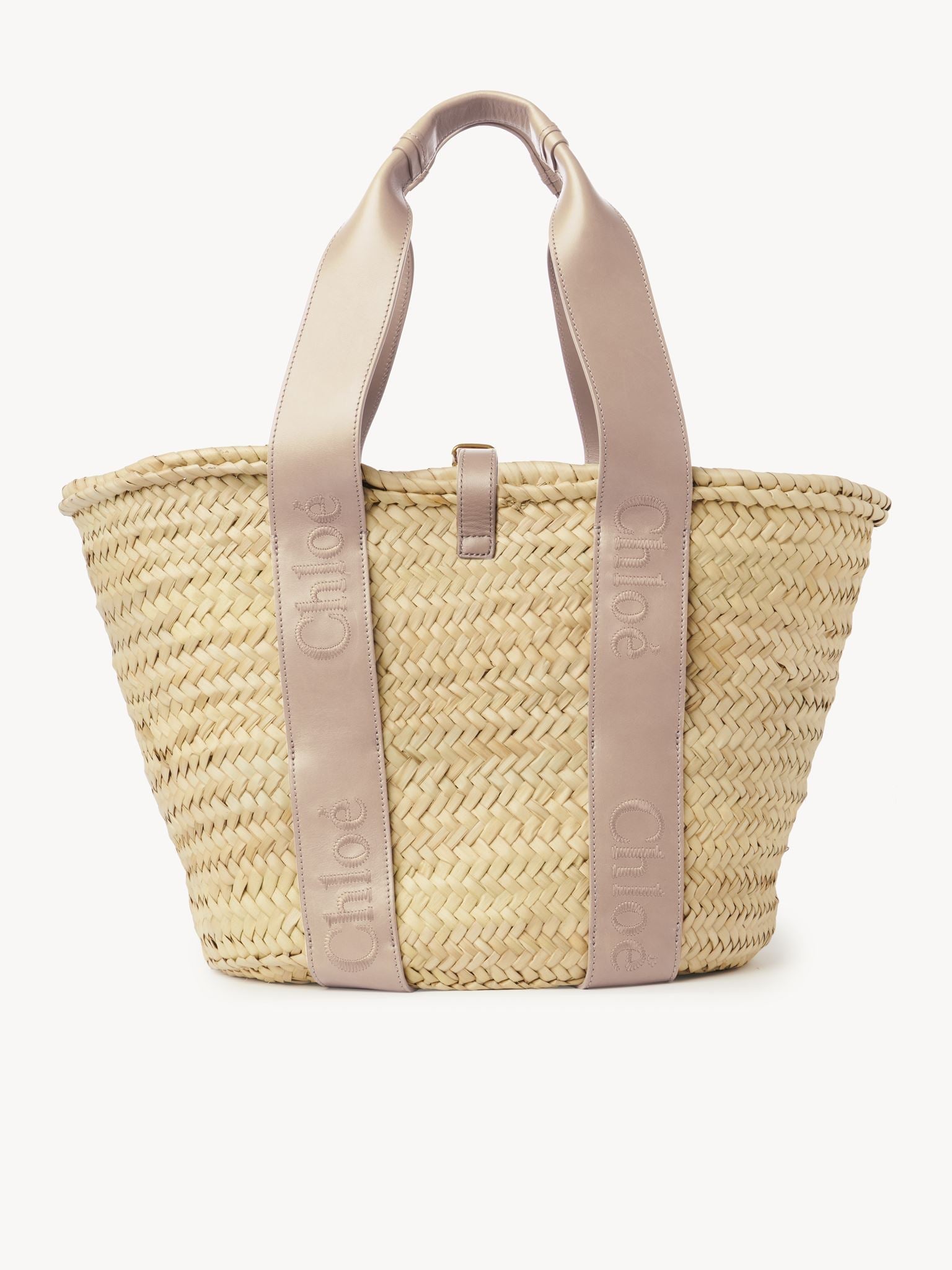 Grand sac panier Chloé Sense - Nomad Beige
