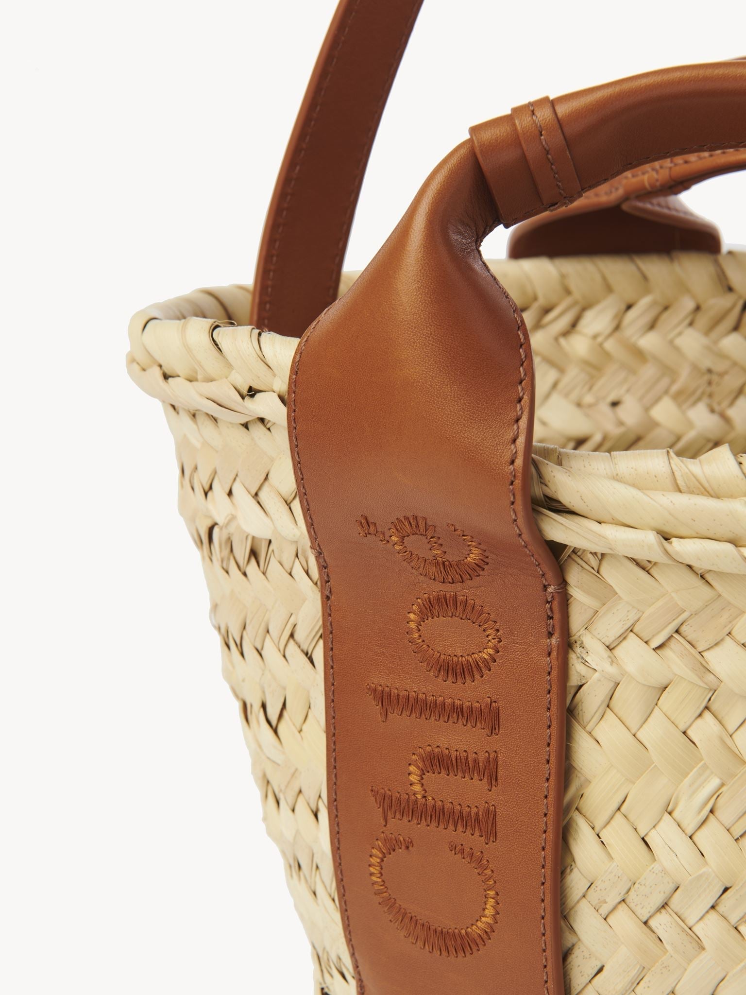 Petit sac panier Chloé Sense - Caramel