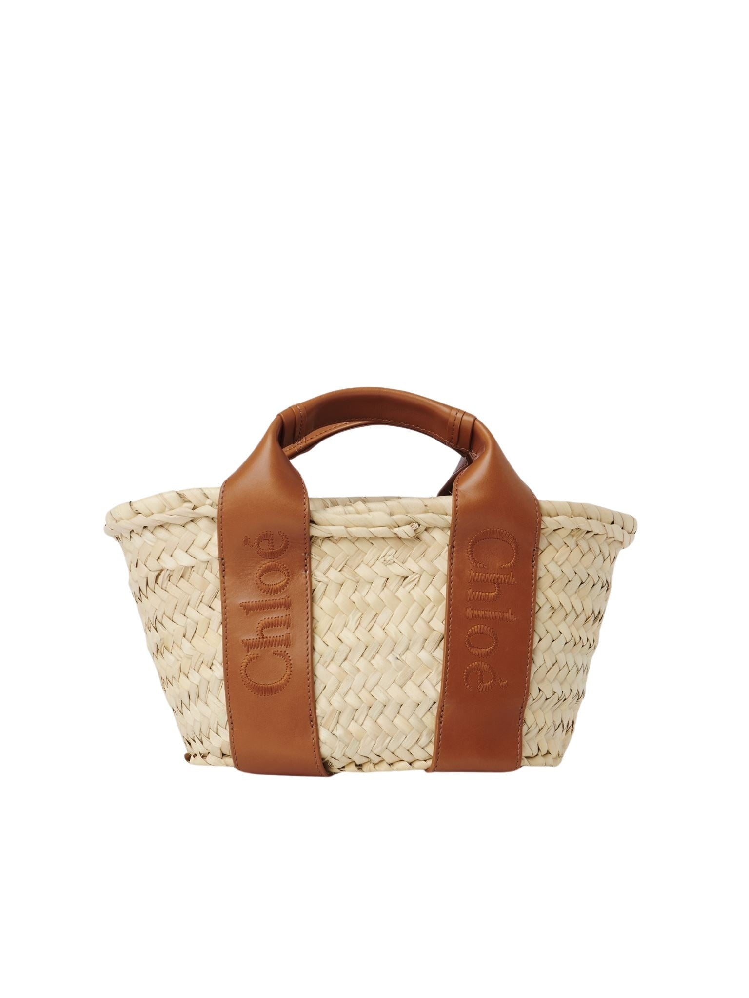 Petit sac panier Chloé Sense - Caramel