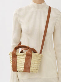 Petit sac panier Chloé Sense - Caramel