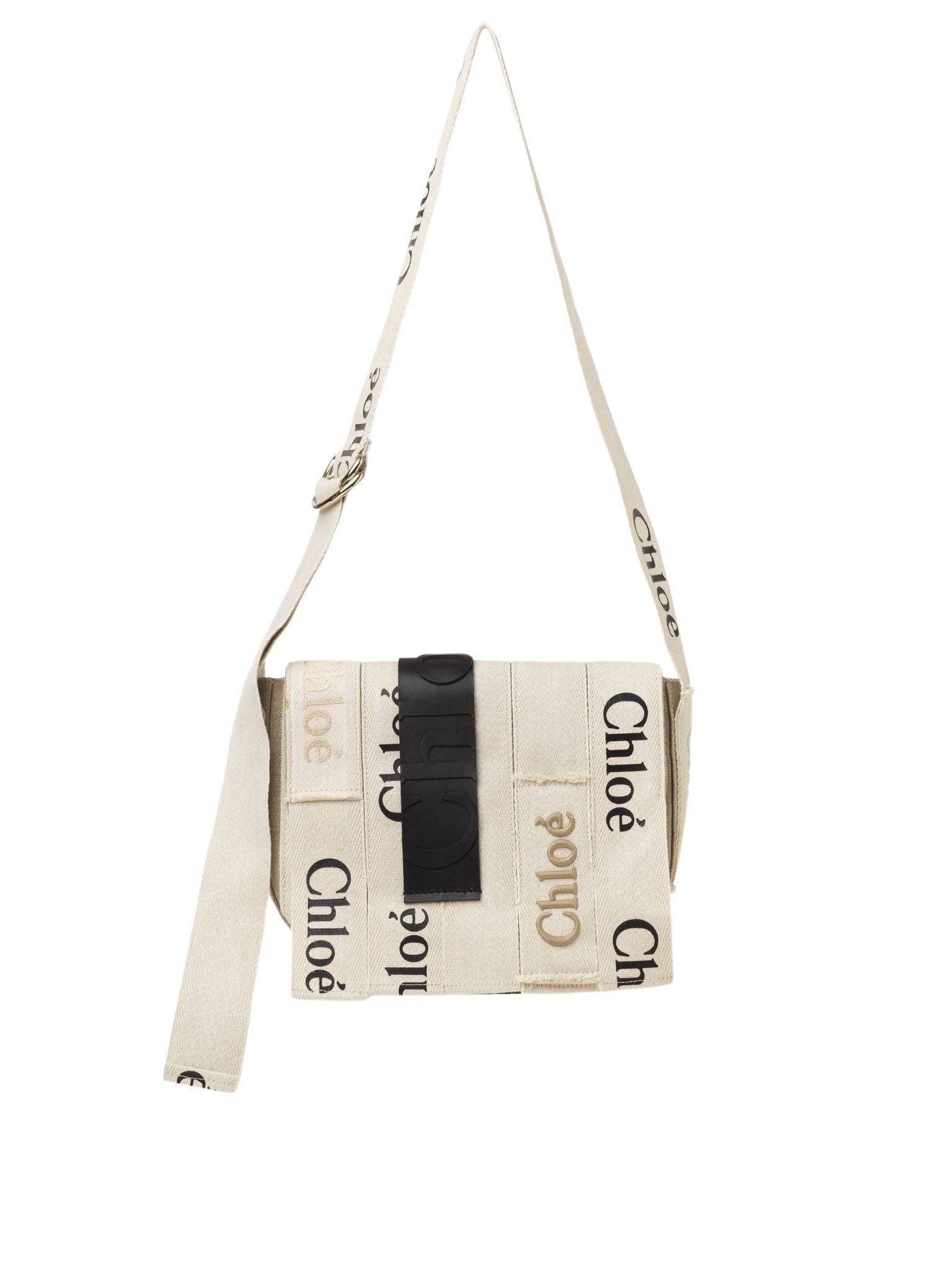 Sac porté épaule Woody en lin - Sand