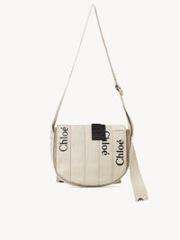 Sac porté épaule Woody en lin - Sand
