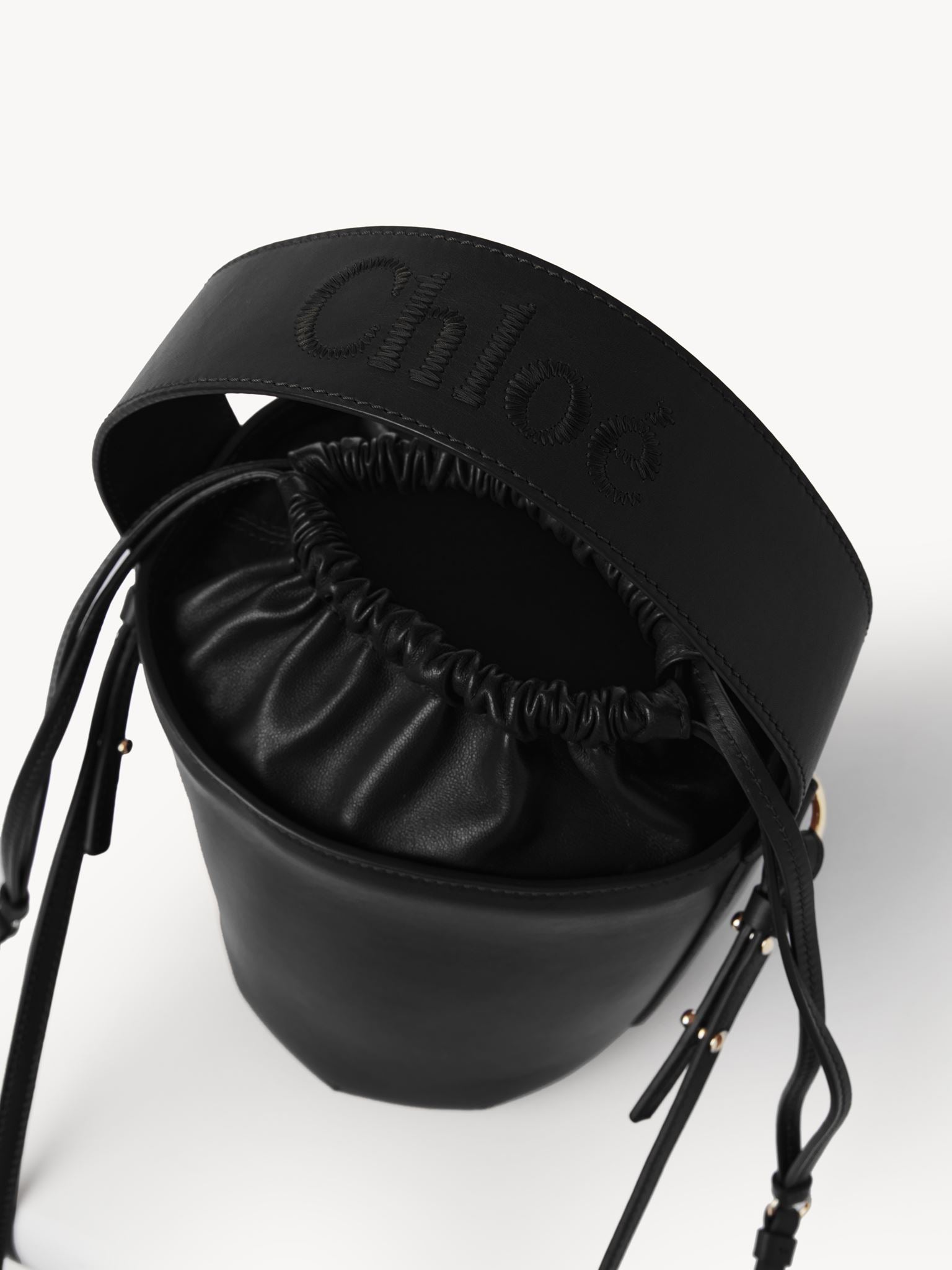 Sac seau Chloé Sense en cuir - Black