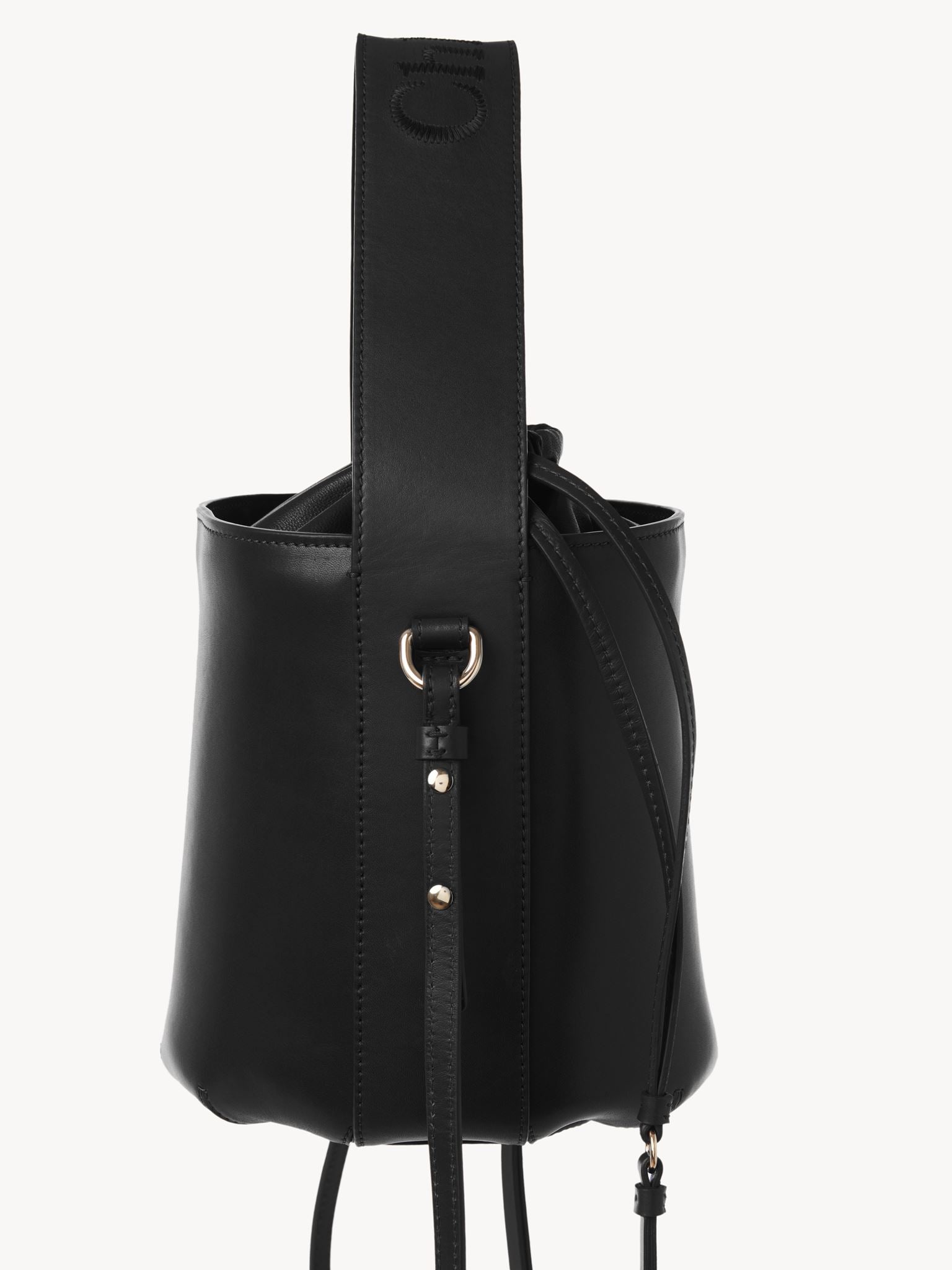 Sac seau Chloé Sense en cuir - Black
