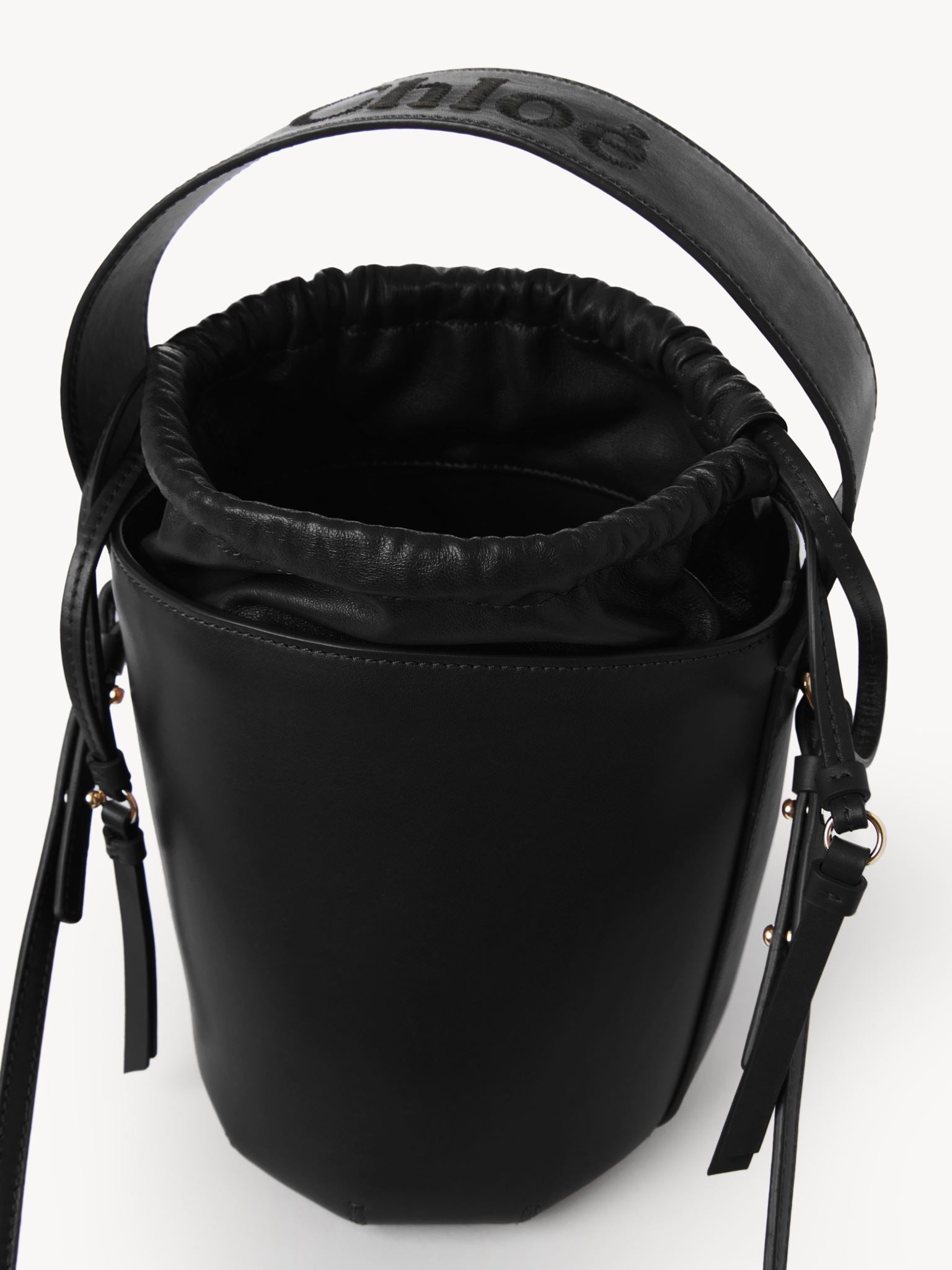 Sac seau Chloé Sense en cuir - Black