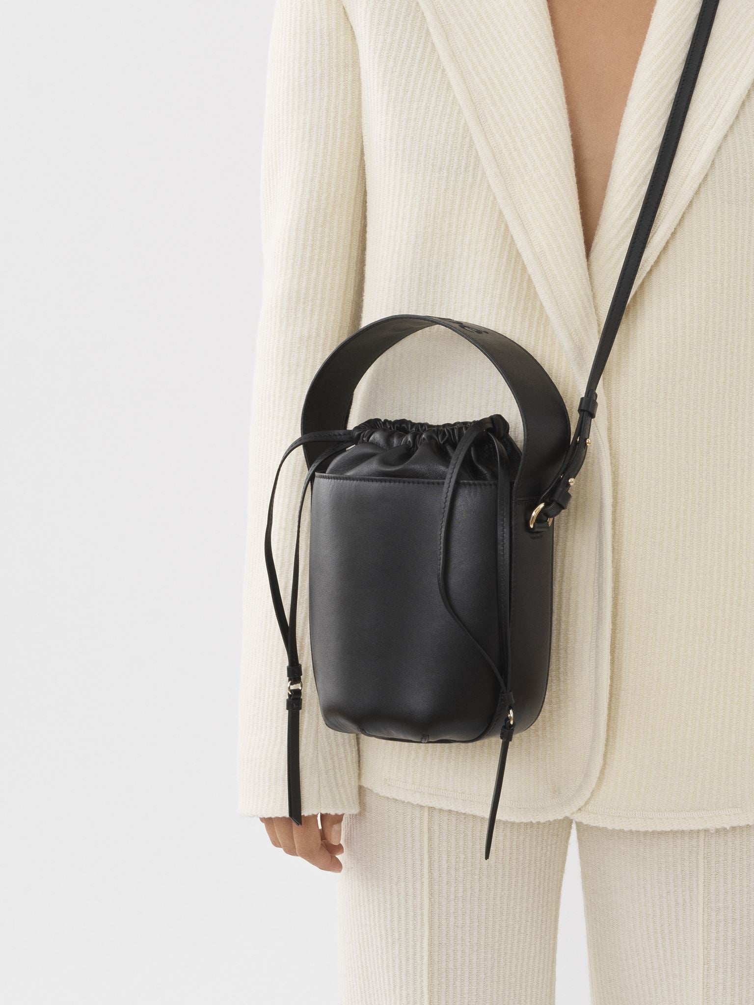 Sac seau Chloé Sense en cuir - Black