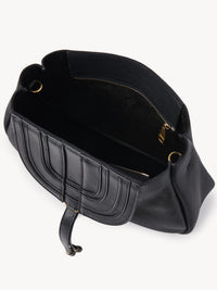 Pochette à bandoulière Marcie en cuir - Black