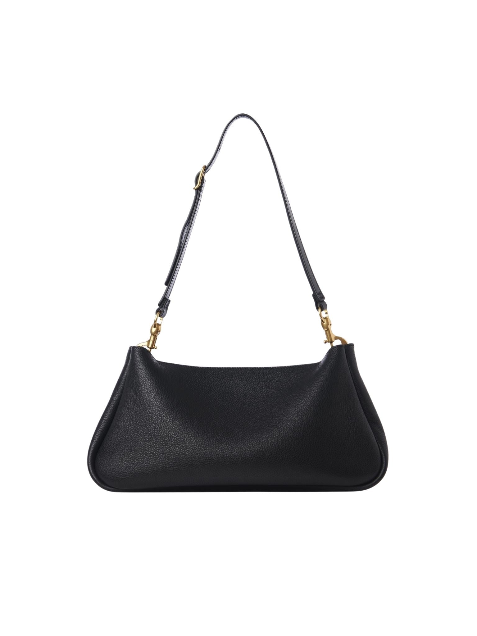 Pochette à bandoulière Marcie en cuir - Black