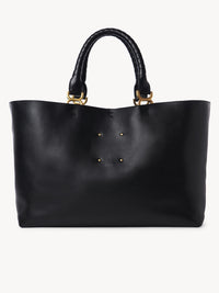 Sac cabas Marcie en cuir - Black