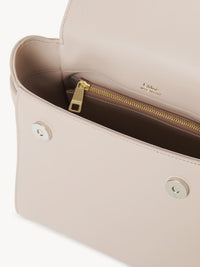 Sac à main Nacha en cuir - Nude