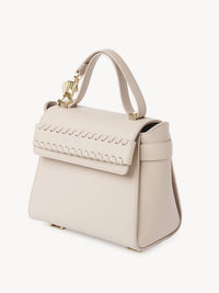 Sac à main Nacha en cuir - Nude