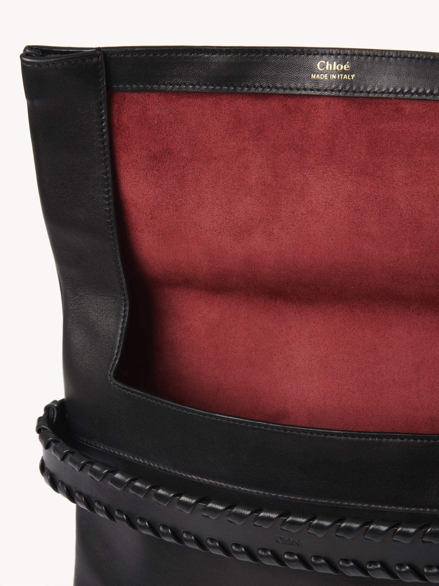 Pochette Mony en cuir - Black