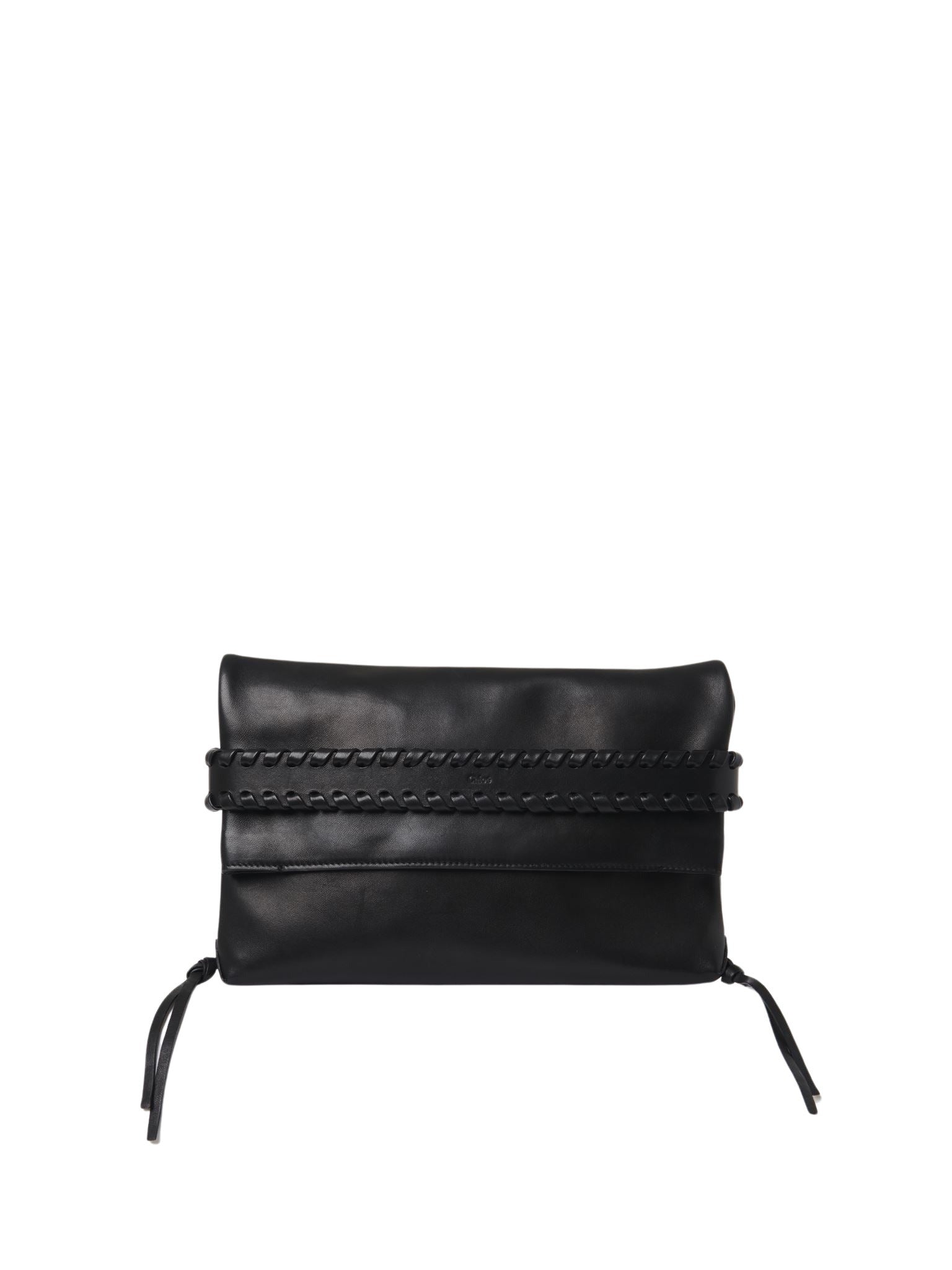 Pochette Mony en cuir - Black