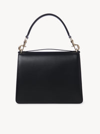 Sac moyen à rabat Penelope en cuir - Black
