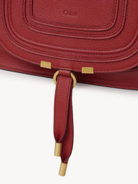Petit sac double porté Marcie en cuir - Reddish Pink