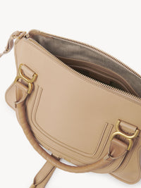 Sac double porté Marcie en cuir - Milky Brown