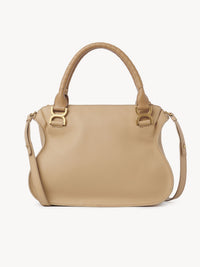 Sac double porté Marcie en cuir - Milky Brown