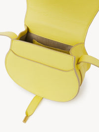Petit sac porté épaule Marcie en cuir - Jonquille Jaune