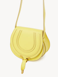Petit sac porté épaule Marcie en cuir - Jonquille Jaune