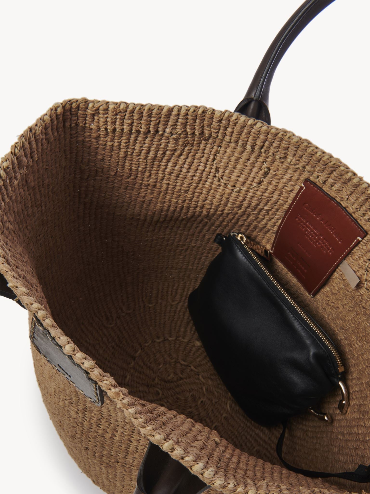 Grand sac panier Palma Chloé x Eres - Somber Brown