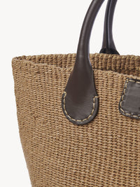 Grand sac panier Palma Chloé x Eres - Somber Brown