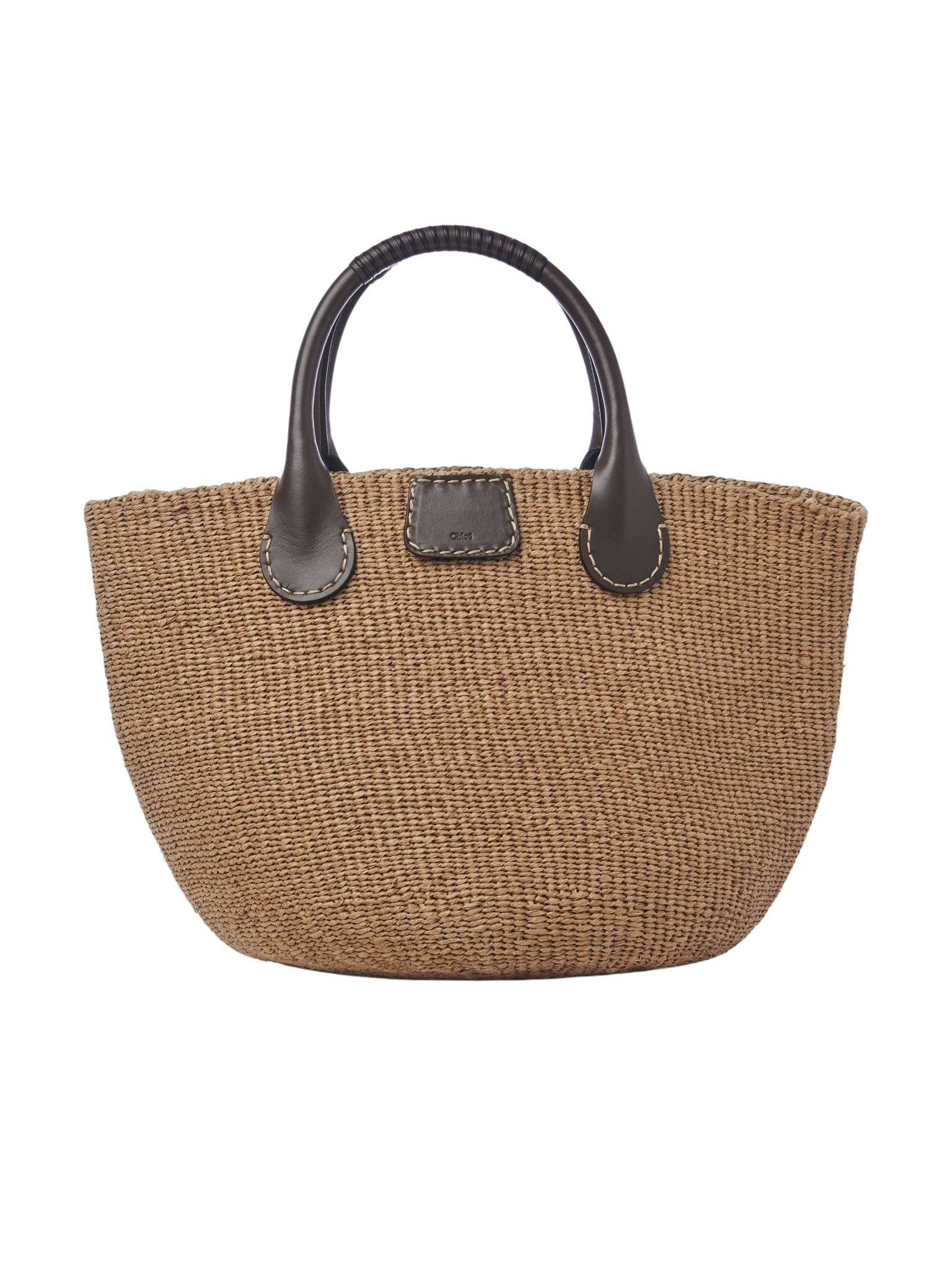 Grand sac panier Palma Chloé x Eres - Somber Brown