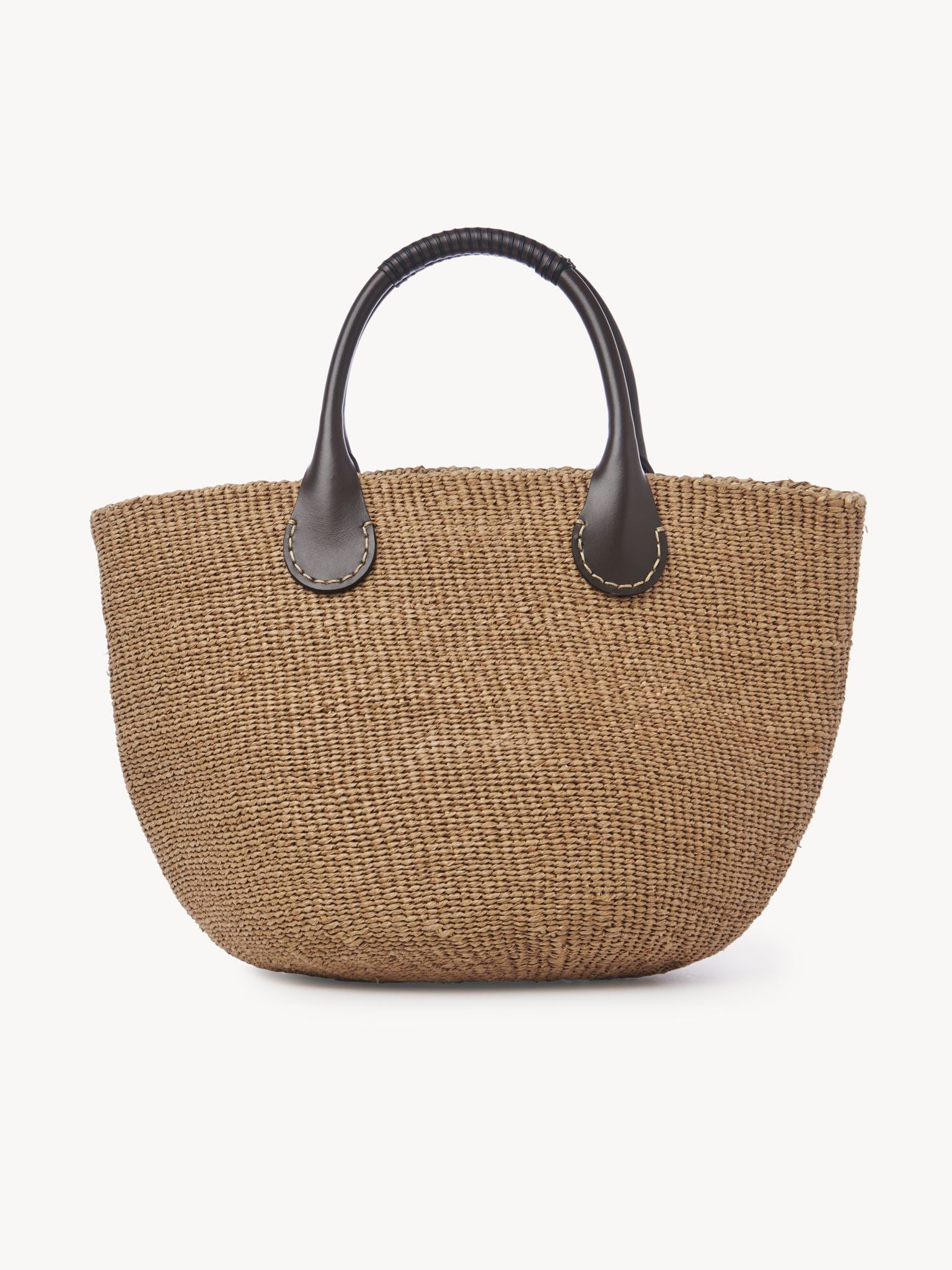 Grand sac panier Palma Chloé x Eres - Somber Brown